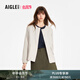 AIGLE【春夏新品】艾高輕量夾克WR防潑水UPF50+防紫外線女士 霧米色 BF144 42 (175/96A)