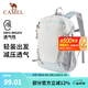 駱駝（CAMEL）云影雙肩包大容量背包男旅行包輕量書包女大學(xué)生戶外徒步登山包 【冰川藍(lán)-19L】透氣背負(fù),5110D 大容量，輕量透氣