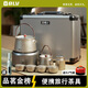 八驢 戶(hù)外便攜式旅行純鈦功夫茶具爐具鍋具露營(yíng)全套裝備高檔送禮套裝 手提箱9件套（電陶爐款）