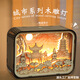 衛(wèi)辭簡約現(xiàn)代歷史文創(chuàng)地標(biāo)景觀建筑木雕燈桌面燈手繪現(xiàn)代風(fēng)伴手禮禮物 杭州西湖