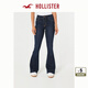 HOLLISTER24春秋款修身深色水洗高腰喇叭牛仔褲女裝KI355-3364 深色水洗 30 165/76A 10標(biāo)準(zhǔn)版