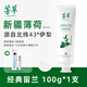 芳草【新疆薄荷】芳草薄荷牙膏清新口氣牙膏去黃去口臭亮白 【清新款】（花釀薄荷香100g）