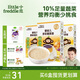 小皮（Little Freddie）嬰兒營養(yǎng)面條175g*3盒 原味碎碎面細長面 多彩蔬菜面條 寶寶輔食