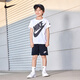 NIKE 耐克小童裝男童短袖套裝夏季兒童經(jīng)典款短T針織短褲2件套