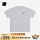 UNDEFEATED五條杠官方春季新品美式潮流LOGO拳套寬松落肩短袖T恤 灰色 XL