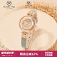 VICTORIA HYDE星辰手表女小眾輕奢女表滿(mǎn)天星小表盤(pán)高級(jí)感石英表 圣誕禮物實(shí)用 氣質(zhì)莫蘭迪灰（配手鐲）