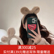 向晚 發(fā)箍毛絨兔耳朵發(fā)箍女洗臉頭箍網(wǎng)紅發(fā)卡頭飾發(fā)箍高顱頂可愛發(fā)飾