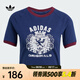 阿迪達斯 （adidas）Originals三葉草2025年女子GRFX TEE短袖T恤 JW6033 L