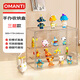 OMANTI盲盒收納盒展示盒分層透明手辦收納盒泡泡瑪特玩具展示架