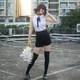萬華皇電鋸人cos服蕾塞動漫周邊cosplay惡魔角色扮演二次元cos服 蕾塞cos服+假發(fā)+小皮鞋 M