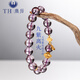 唐后九紫離火紫水晶手串紫氣環(huán)繞水晶手鏈生日節(jié)日禮物送閨蜜女友
