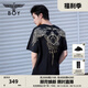 BOY LONDON【暗黑羅盤】夏情侶款短袖權(quán)杖印花炸街潮牌T恤N01906 N0103902 S