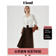 ELAND衣戀針織衫女純棉V領(lǐng)開衫舒適上衣2025秋季新款 EECKE37R02象牙白/白色(39)Ivory S 160
