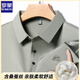 羅蒙短袖男t恤夏季新款衣服 商務(wù)休閑高端輕奢桑蠶絲半袖polo衫男上衣 淺綠色 XL （建議135-150斤）