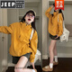 JEEP SPIRIT谷子黃沖鋒衣外套女2025新款三合一小個子多巴胺戶外防風登山服 26188楓葉黃【男女同款】 【三合 S
