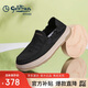 金利來（Goldlion）男鞋時(shí)尚舒適休閑一腳蹬布鞋透氣休閑鞋G553510123AAE黑色42