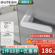 固特（GUTE）室內(nèi)磁吸門鎖臥室極簡房門靜音鎖家用生態(tài)木門機(jī)械鎖入戶內(nèi)門把手 9708白色(磁吸)3子母合頁+門吸 左右方向通用