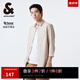 杰克·瓊斯（JACK&JONES）男裝七分袖襯衫男潮流外穿內(nèi)搭休閑純棉襯衣長(zhǎng)兩穿春秋衣服 C13 牛津沙 常規(guī) C13 牛津沙 M 175