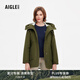 AIGLE艾高棉服秋季MTD防風(fēng)防雨透汽SORONA舒適保暖時(shí)尚外套女士 軍綠 BE571 M (38) (165/88A)