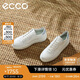 愛步（ECCO）夏季休閑板鞋女 街頭舞臺219613 灰白色/白色/灰藍(lán)色38