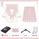 閃動少女（SHANDONGSHAONV）jk水手服學院風制服套裝女基礎(chǔ)款JK收腰上衣 櫻繪夏短袖上衣套裝+小腿襪+衣架 L