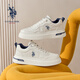 美國馬球協(xié)會(huì )（U.S.POLO ASSN.）保羅男鞋時(shí)尚小白鞋子男士百搭舒適休閑鞋經(jīng)典透氣板鞋