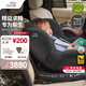 寶得適（BRITAX）兒童安全座椅0-4歲360度旋轉(zhuǎn)i-Size車(chē)載坐椅雙面騎士PLUS 【新升級(jí)-雙面3代】午夜黑