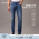 Calvin KleinJeans【涼感】25春夏新款男士休閑通勤ck修身微彈牛仔褲4RAB725 ULN-牛仔淺藍(lán) 32