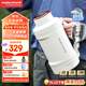 摩飛電器（Morphyrichards）電熱水壺 便攜式燒水壺 家用戶外旅行1L大容量雙層304不銹鋼保溫防燙旅行電水壺電熱水杯MR6061白