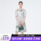 S.DEER圣迪奧女裝圓領(lǐng)印花泡泡袖連衣裙S22281233 灰/67 S 160