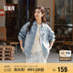 森馬（Semir）森柔牛仔|商場同款牛仔襯衫女oversize春季2025襯衣103125105002