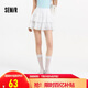森馬（Semir）半身裙女設(shè)計感肌理蕾絲花邊甜美2025夏A字蓬蓬短裙109325120002