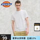 dickies 純棉短袖T恤 情侶男女同款 純色休閑百搭 DK007093 白色 XL