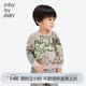 jnby by JNBY江南布衣嬰童綿羊毛套頭毛衣原創(chuàng)圖案男女童嬰兒冬YNB310210 080雜米灰 100 cm