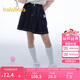 巴拉巴拉兒童牛仔裙子2024夏季女童半身裙中大童時(shí)尚甜酷208224112001