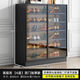 葉余透明玻璃鞋柜家用入戶(hù)高跟鞋鞋柜大容量收納現代玄關(guān)陽(yáng)臺儲物柜 6層長(cháng)60寬32高120-【灰】 【A套餐】送貨到家+自行安裝
