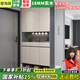 櫻淘閣全實(shí)木鞋柜門(mén)口一體柜大容量入戶(hù)進(jìn)門(mén)客廳鞋柜坐凳衣帽架一體 02款：120*35*220cm深灰色 【實(shí)木】