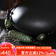 妍韻珠寶精品綠九眼老天珠吊墜玉髓瑪瑙掛墜護(hù)身符男女款飾品水晶瑪瑙項(xiàng)鏈
