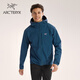 ARC'TERYX 始祖鳥 GAMMA HOODY 防風(fēng) 男子 軟殼夾克 NIGHTSCAPE/瀚空藍(lán) M