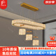 世瀾輕奢餐廳吊燈2025新款簡約現(xiàn)代高端水晶臥室燈設(shè)計(jì)師廣東中山燈具 3頭-直徑60cm-無極調(diào)光
