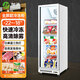 加承冷凍展示柜商用風(fēng)冷無(wú)霜冰柜立式雪糕柜便利店大容量急凍冰箱透明玻璃超市速凍食品低溫柜 -22℃冷凍|全屏展示單門(mén)620