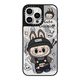 CASETIFYLABUBU拉布布聯(lián)名iphone16pro手機殼蘋果15promax保護套14可愛卡通13pro磁吸MagSafe亞克力plus CASE【cy14739銀色比耶拉布布】 銀色鏡面 