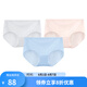 舒雅（Schiesser）女士Becover冰絲3A抑菌網(wǎng)眼透氣裸感平角內(nèi)褲【3條裝】E0/22339T 淺粉+淺灰+淺藍 3條 M