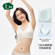 松山棉店【小棉花】大胸顯小蕾絲內(nèi)衣女純棉大碼文胸罩【新款】月光白L