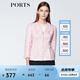 PORTS寶姿  新品商場同款女裝簡約蝴蝶結(jié)全開襟夾克外套SN8J013HFQ064 白色 M (6)
