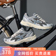 美津濃（MIZUNO）【RACER S】軟底輕便運(yùn)動(dòng)跑步鞋男女同款緩震透氣休閑慢跑鞋 19/渣渣灰 41 (265mm)