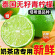 泰國無籽青檸檬塔希提大果奶茶店專用新鮮現(xiàn)摘小青檸香水檸檬薄皮 1斤【單果50g+】