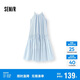 森馬（Semir）連衣裙女海邊度假掛脖兩穿長裙2025夏季蝴蝶結(jié)初戀裙109325114011