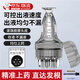 OEMG米諾頭皮上藥器頭部生發(fā)按摩地爾滾珠導液護發(fā)梳精油給藥涂抹神器 酷炫黑色（帶1-3ml刻度）配長(cháng)滴管+清洗刷