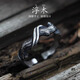 銀術(shù)銀術(shù)原創(chuàng)|999純銀《浮木》戒指 銀男生情侶可調(diào)節(jié)單戒男高級感女 Y216-浮木戒指-小號